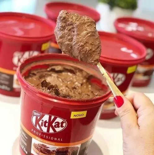 Nutella 3kg Balde Gigante Creme Profissional Kit Kat