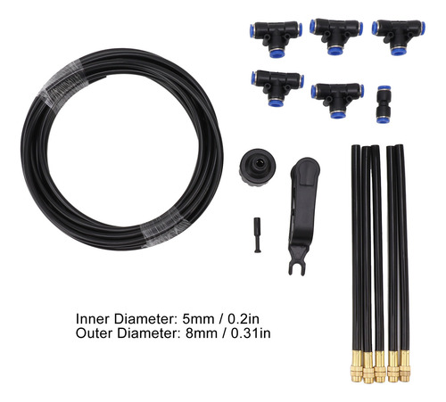 Kit De Riego Por Goteo Para Jardín Ajustable En 360 Grados