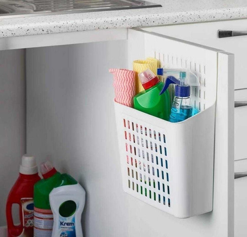 Imagen 4 de 6 de Organizador Colgante Para Puertas - Artículos De Limpieza