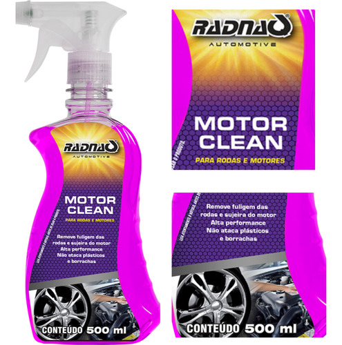 Limpa Rodas E Motor 500ml - Radnaq Motor Clean