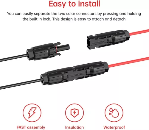 Cable De Carga Solar 10awg A Xt60i, Cable De Extensión De Pa