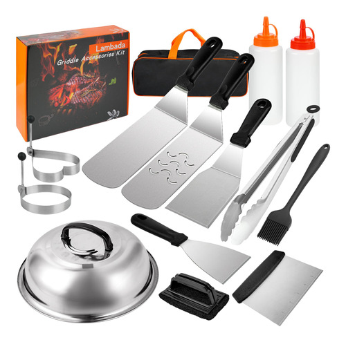 Kit Accesorio Parrilla Plana Para Chef Campamento 14 Plancha