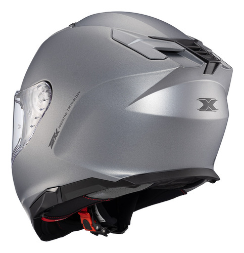 Capacete Fechado Texx Kaiman Tamanho 58 Com Óculos Solar Interno Solido Titanium