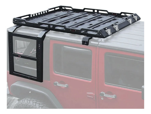 Canastilla Spyder Portaequipaje Escalera Jeep Jl 2018-2024