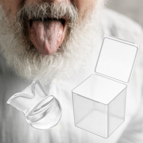 . Soporte For Lengua Dispositivo Antirronquidos Ayuda Blanco