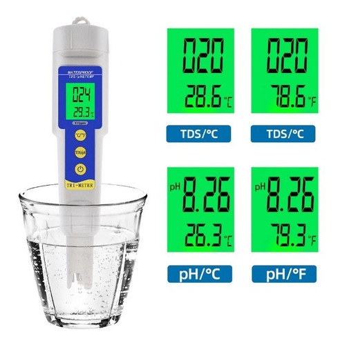 Multiparametro Medidor De Ph, Tds, Temperatura.