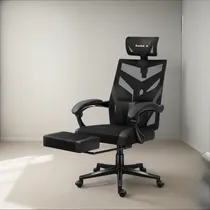Comprar Silla Gaming Huzaro Hz-combat 5.0 Negro Con Reposapiés