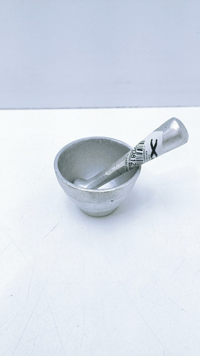 Imagen 4 de 6 de Mortero Machaca Ajo Pequeño N°1 Aluminio Meproven 5285 Xavi