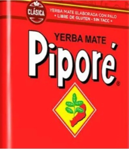 Yerba Mate Pipore Tradicional (2 Paquetes De 1 Kilo C/u)