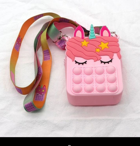 Cartera Colorida Para Niña De P0pis Unicornio -car2886