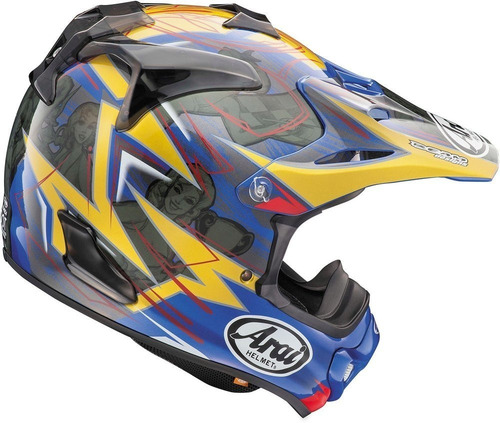 Casco Cross Arai Mx-v Tickle Blue
