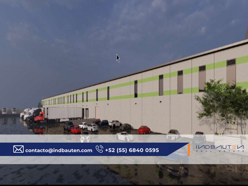 Ib-em1456 - Bodega Industrial En Renta En Cuautitlán Izcalli, 12,009 M2.