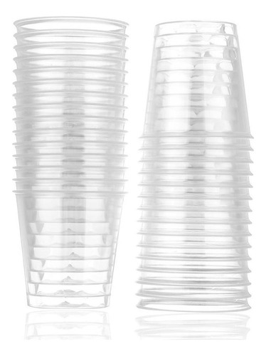 Vasos De Postre Desechables, Reutilizables, De Plástico