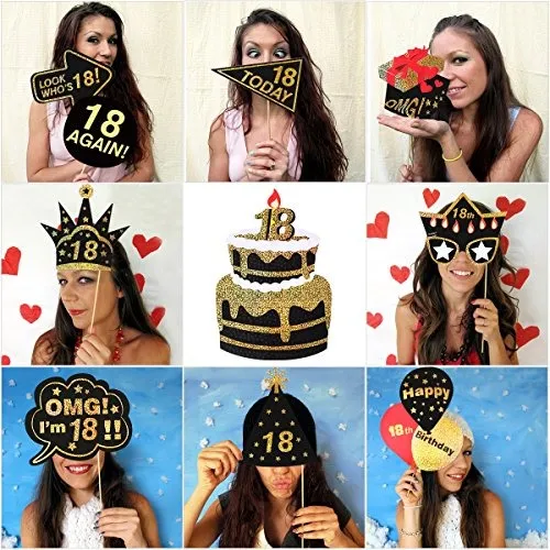 Feliz Cumpleaños Props Para 18o Fiesta De Cumpleaños Photo S