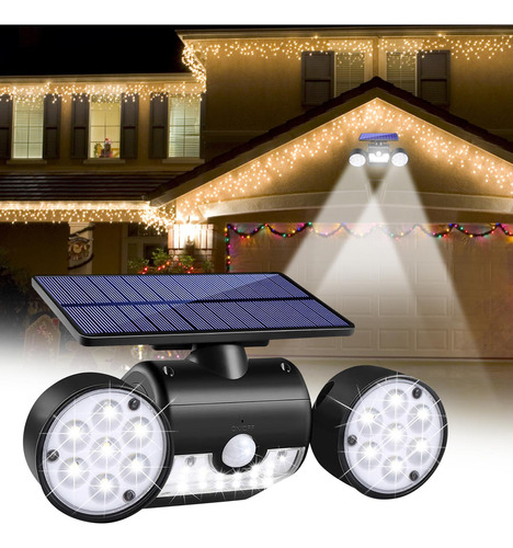 Lámpara Solar De Pared Q Night Lights, 30 Led, Human Bo