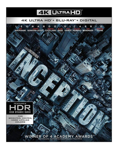 4k Ultra Hd + Blu-ray Inception / El Origen