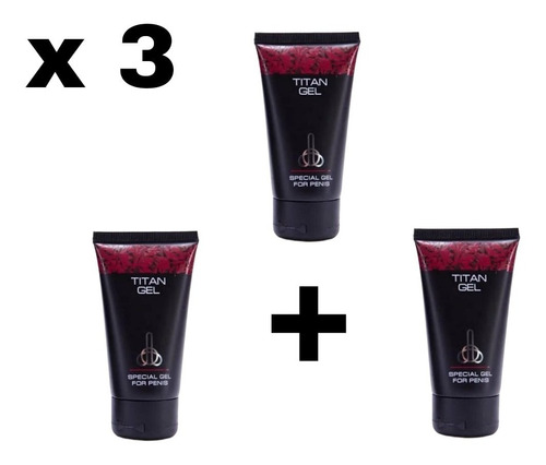 3 Titan Gel Oferta, Gel Agrandador 100% Original