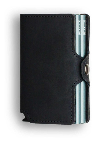 Imagen 1 de 5 de Billetera Walla Wallets Doble - Vintage Space Black