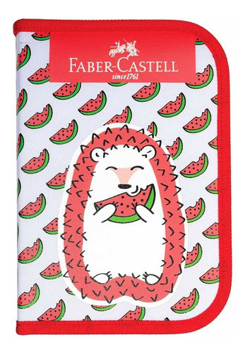 Cartuchera Completa Faber Castell Puercoespin Con Sandías