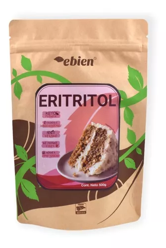 Eritritol Puro 500g Ebien Endulzante Natural Keto Vegano