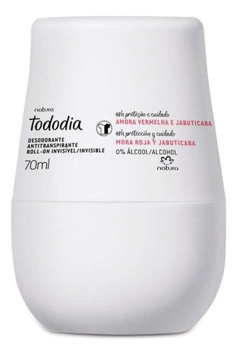 Natura Tododia Desodorante Roll-on Mora Roja Y Jabuticaba 
