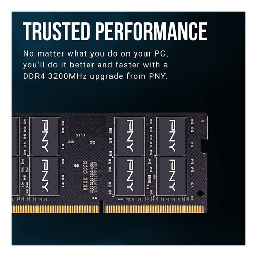 Memoria Ram Pny Performance, 16gb(2x8gb) Ddr4 3200mhz Sodimm