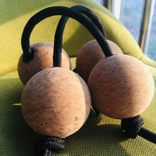 Cork Rhythmic Sand Balls Music Eggs Pequeño Instrumento