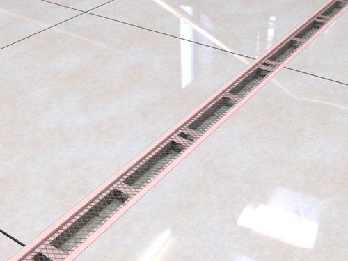 Kit 2 Ralo Linear 10x100 Cm Grelha Aluminio (modular 50cm)