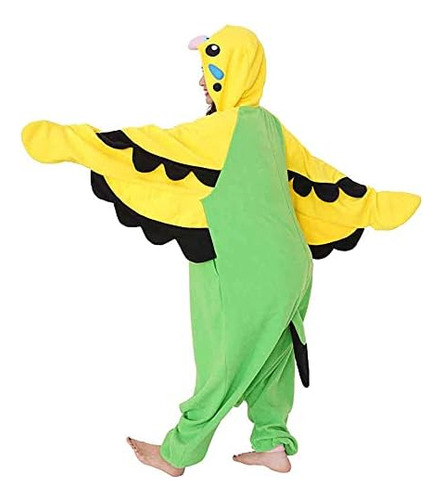 Sazac Budgie - Disfraz De Mono Mono De Halloween (verde)