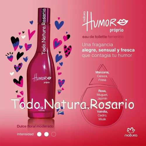 Perfume Humor Próprio Femenino 75ml Todo Natura Rosario