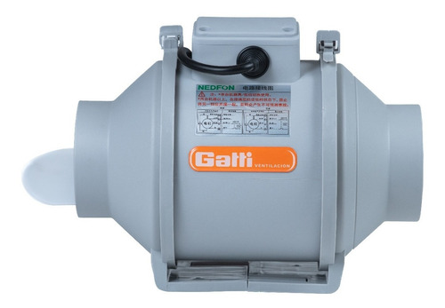 Imagen 2 de 10 de Extractor Tubular Para Conductos De 6 Pulgadas 15 Cm 2 Vel.