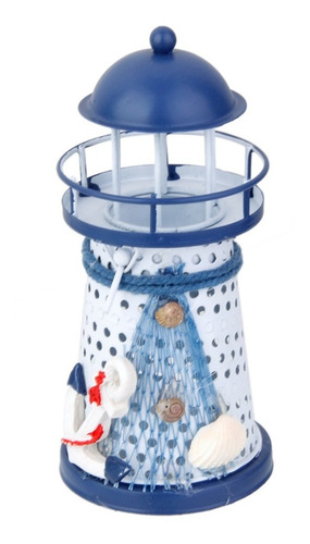 Faro Con Luces Led Estilo Mediterr?neo Para Decoraci?n
