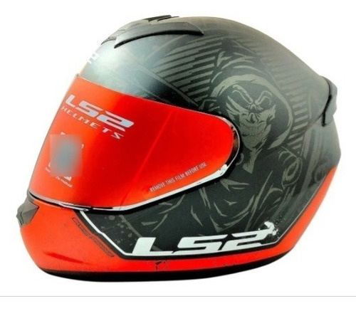 Casco Ff352 Street Matt Negro Gris Ls2 M Centro Motos