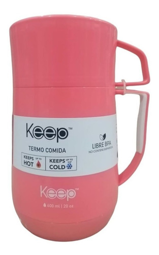 Taza Mug Termo De Comida Keep 600ml Frio Caliente Outdoor