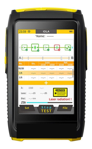 Mini Otdr Active Live Test 1550nm/1577nm 20db Reflectómetro