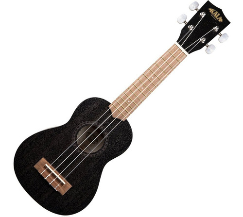 Ukelele Kala Ka 15s Soprano Negro Caoba Satin Palermo