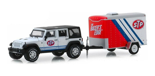 Miniatura Hitch & Tow Serie 18 2015 Jeep Wrangler Stp 1/64