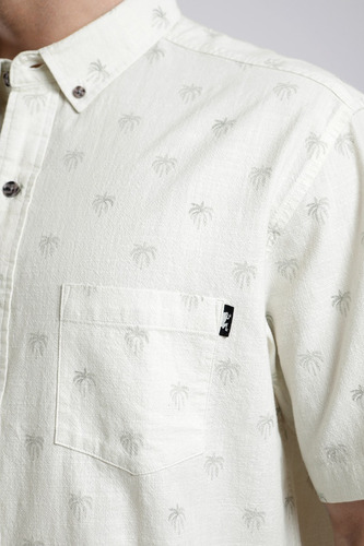Camisa Manga Corta Hombre Palmeras Froens