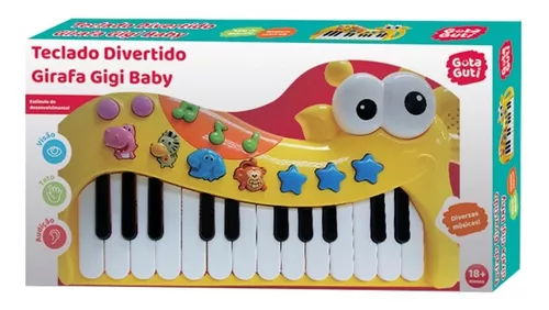 Teclado Pianinho Infantil Musical De Dinossauro Amarelo - Alfabay - Cubo  Mágico - Quebra Cabeças - A loja de Profissionais e Colecionadores!