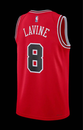 F.nike Nba Chicago Bulls Zach Lavine #8 2022/23 Icon Edition