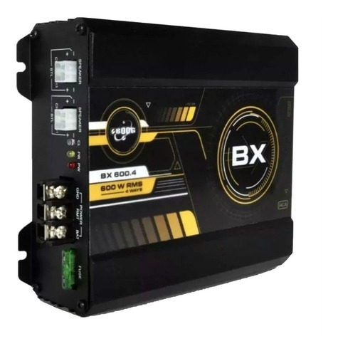 Modulo Digital Boog Bx 600.4 600w Rms 24 Volts Mono Estéreo