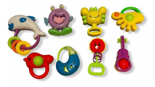 Sonajas Bebé Set 8 Ck