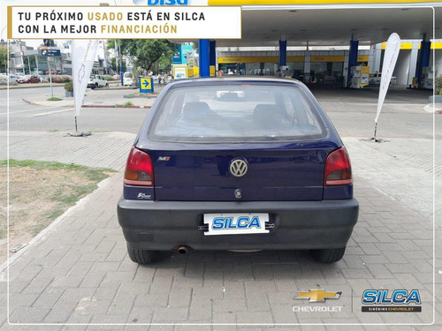 Imagen 6 de 16 de Volkswagen Gol Cl 1.6 1997 Azul 3 Puertas