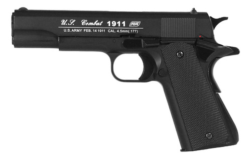 Pistola Replica 1911 Us-c Asg 4.5mm Co2 Blowback
