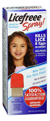 Spray Para El Tratamiento De Piojos Licefree! 177 Ml De Lice