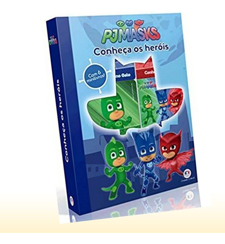 Pjmasks - Conheça Os Heróis Com 6 Minilivros! 