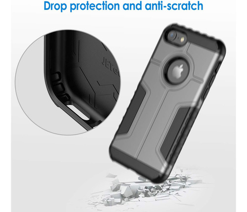 Caja A Prueba De Choque De Jetech Para iPhone 8 Y iPhone 7,