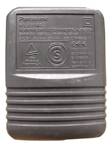 Transformador Panasonic 6,5v 500ma Kx-tg4011 Kx-tg4021