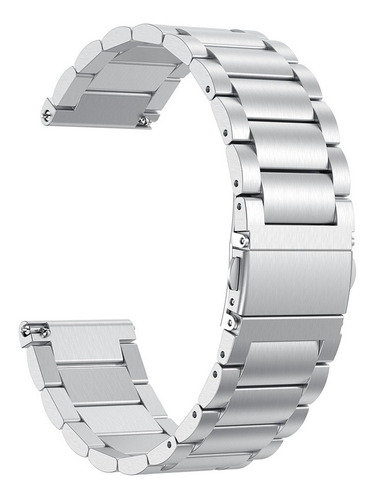 Pulseira 18mm, 20mm, 22mm, 24mm Aço Inox Com Engate Rápido Cor Prata Largura Da Pulseira 2 Cm