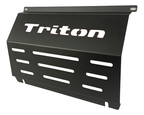 Protetor Peito Aço Para Triton L200 2007 A 2020 Preto